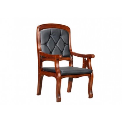 Leather Wood Chair